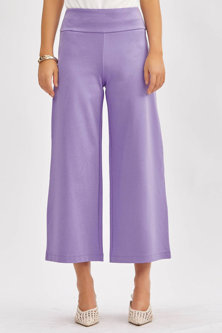 Magic Wide Cropped Pants: Violet Pants 60% off Women's Dear Scarlett