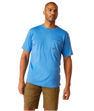 Load image into Gallery viewer, Ariat MNS Rebar Workman Logo T-Shirt
CAMPANULA/GREY CAMO
