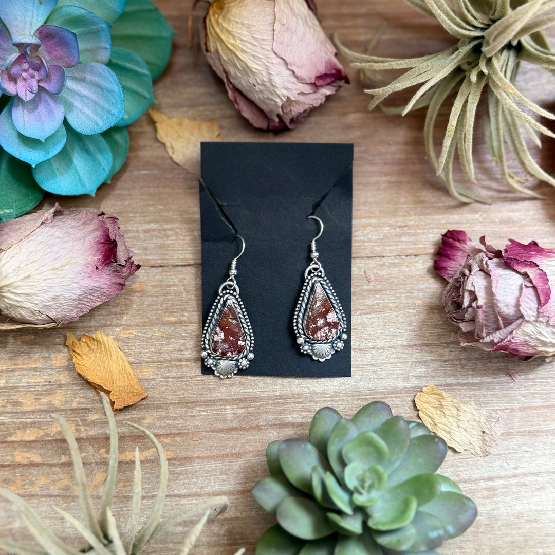 53 - Sterling Silver Wild Horse Jasper Dangle Earrings by Shay Pfeiffer Earrings Shopify Collective The Bijoux FAB Jewelry The Bijoux FAB Jewelry