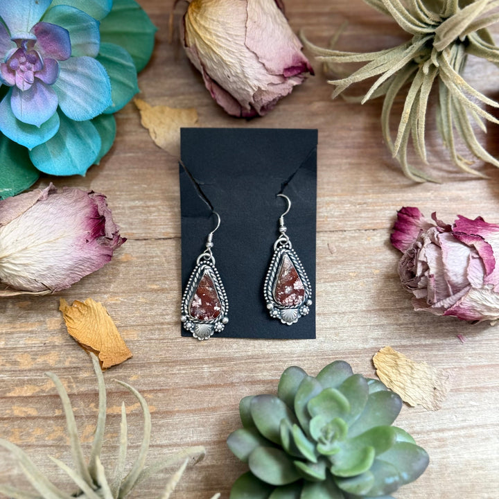 53 - Sterling Silver Wild Horse Jasper Dangle Earrings by Shay Pfeiffer Earrings Shopify Collective The Bijoux FAB Jewelry The Bijoux FAB Jewelry