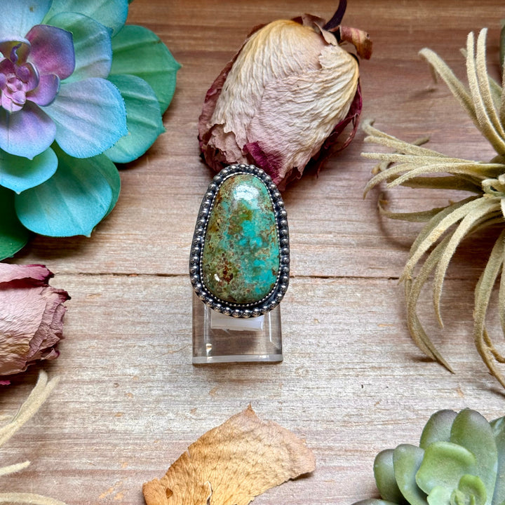 MJ Freeform Turquoise Ring – Sterling Silver Ring Shopify Collective The Bijoux FAB Jewelry The Bijoux FAB Jewelry