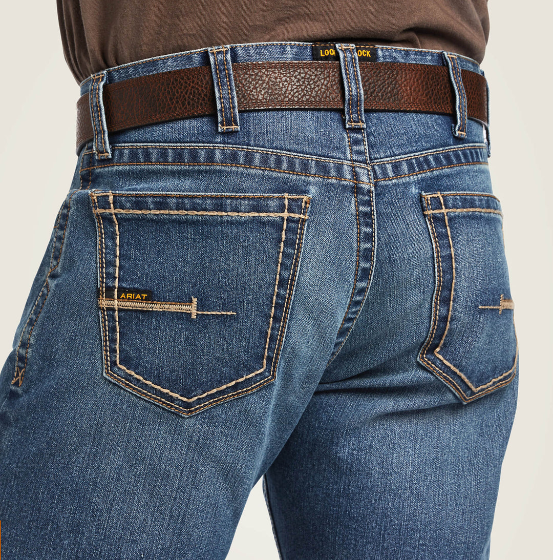 Rebar M7 DuraStretch Edge Stackable Straight Leg Jean ariatmens Ariat