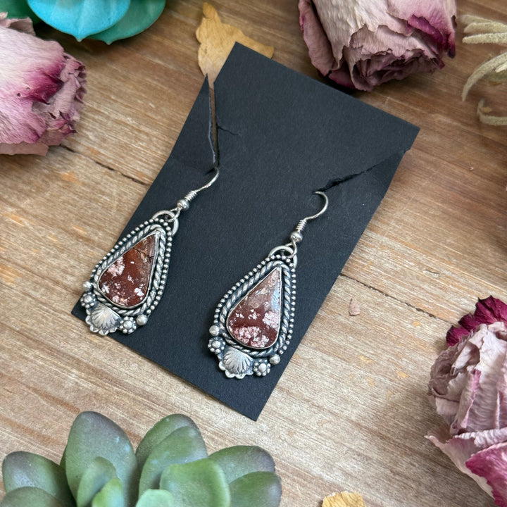 53 - Sterling Silver Wild Horse Jasper Dangle Earrings by Shay Pfeiffer Earrings Shopify Collective The Bijoux FAB Jewelry The Bijoux FAB Jewelry