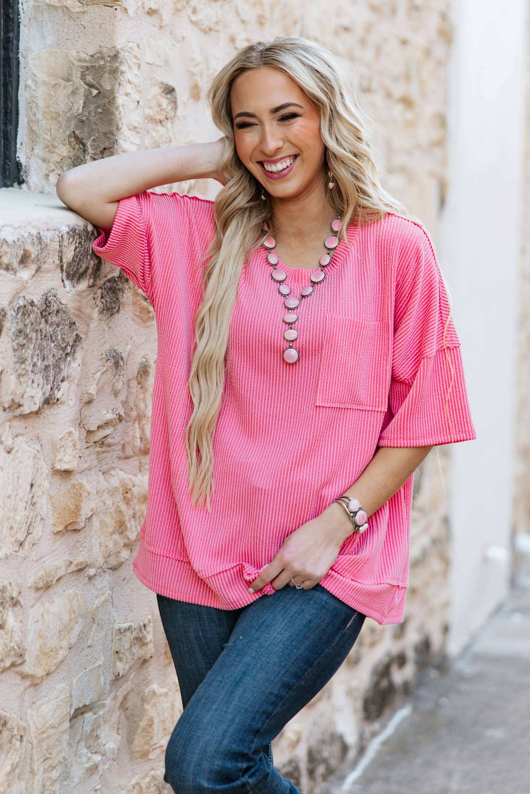 Half Sleeve Relaxed Pocket Blouse 20% off Andrée by Unit