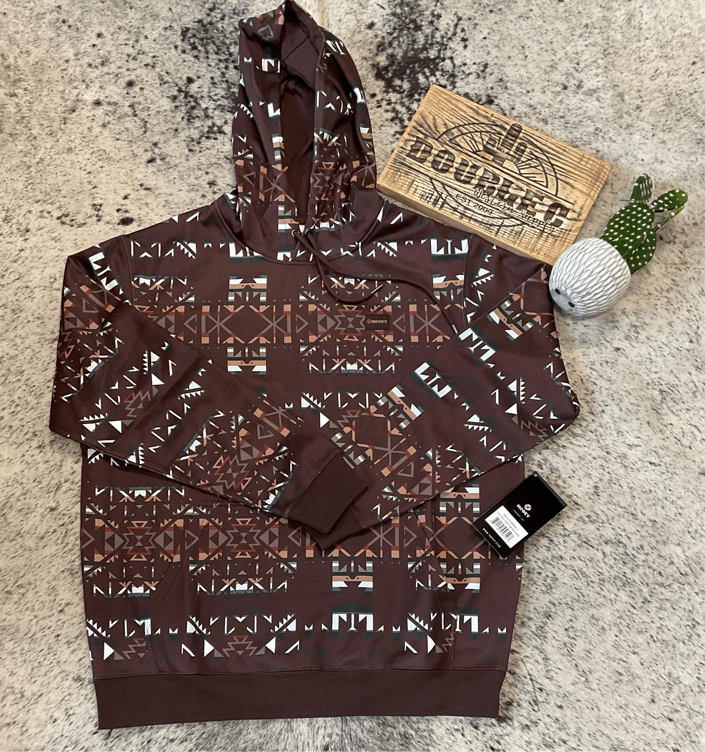 Hooey Men's Brown Legendary Hoodie Hoodie Hooey