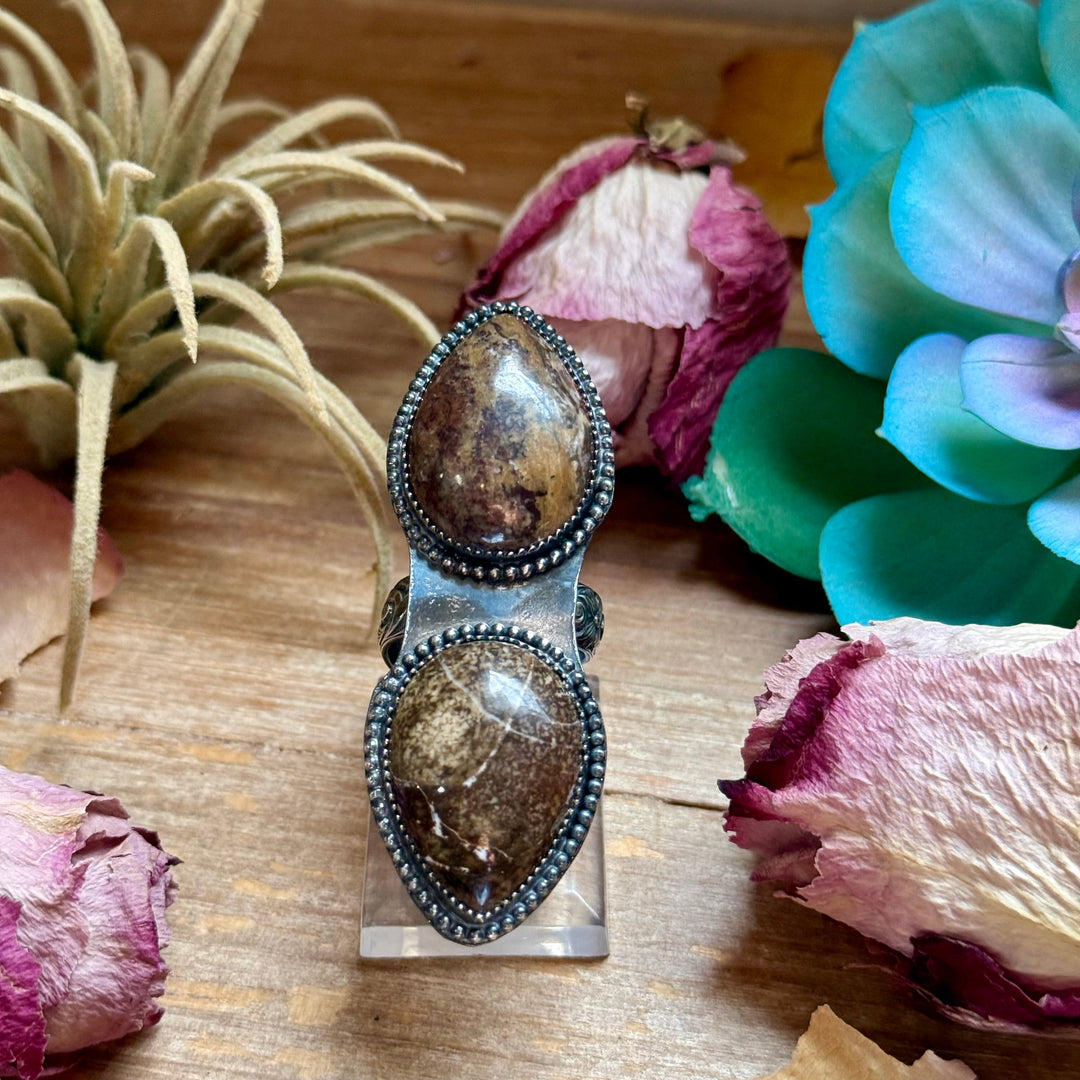 2 stone wild horse adjustable Mj Shopify Collective The Bijoux FAB Jewelry The Bijoux FAB Jewelry
