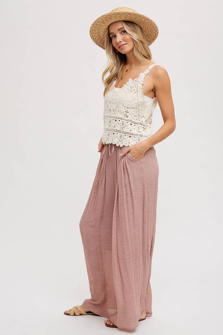 CROCHET CAMI TOP Shirt 60% off Women's Bluivy