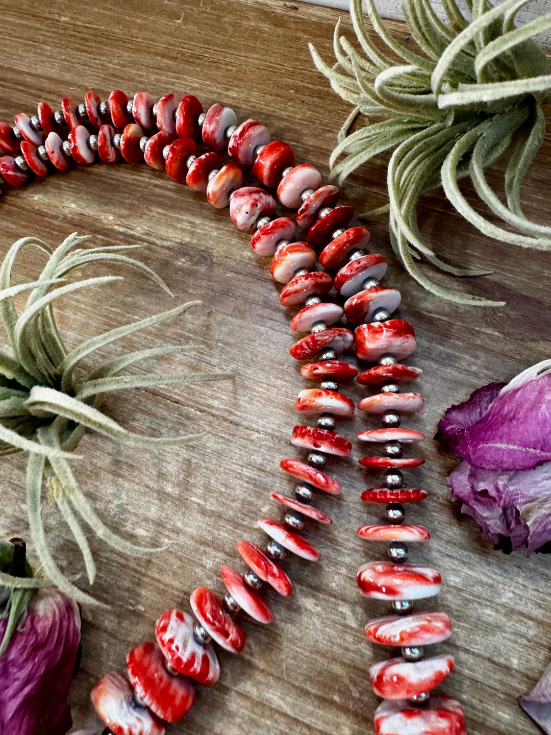 NFR Collection Necklace – 5mm Sterling Silver Pearls with Graduated Spiny Oyster 37" Necklaces Shopify Collective The Bijoux FAB Jewelry The Bijoux FAB Jewelry