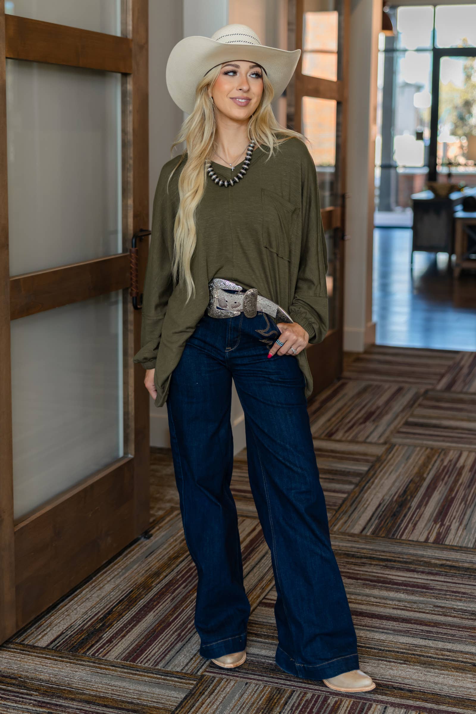 Soft Relaxed Draped Top Andrée by Unit