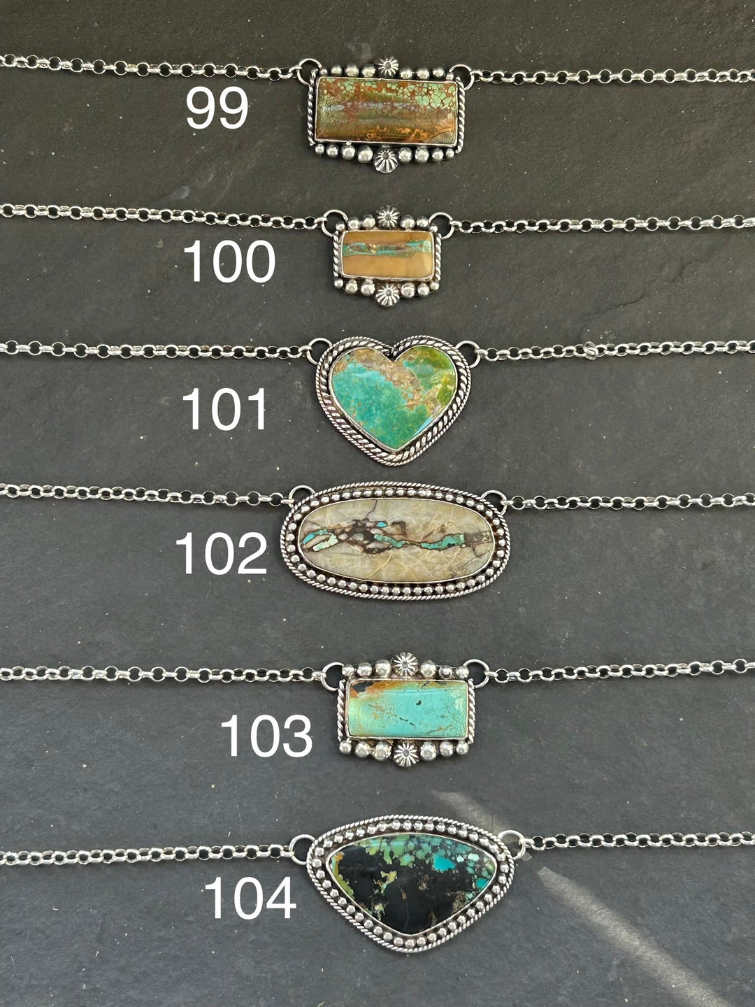 103 - Sterling Silver Blackjack Turquoise Bar Necklace by Jason Ogg Necklaces Shopify Collective The Bijoux FAB Jewelry The Bijoux FAB Jewelry