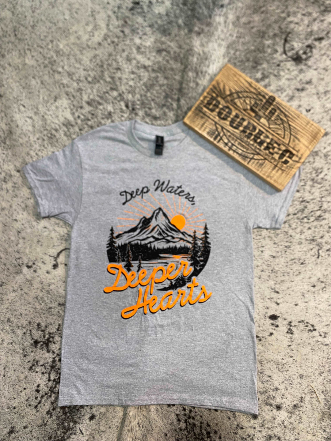 Deep Waters, Deeper Hearts Tee Tee Shirt 60% off mom dad grads Double C