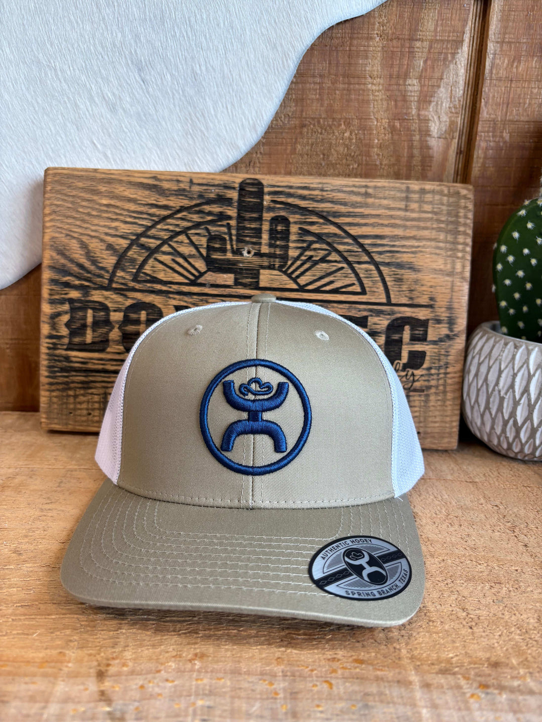 Hooey O Classic Cap Tan/White 2509T-TNWH Cap Hooey