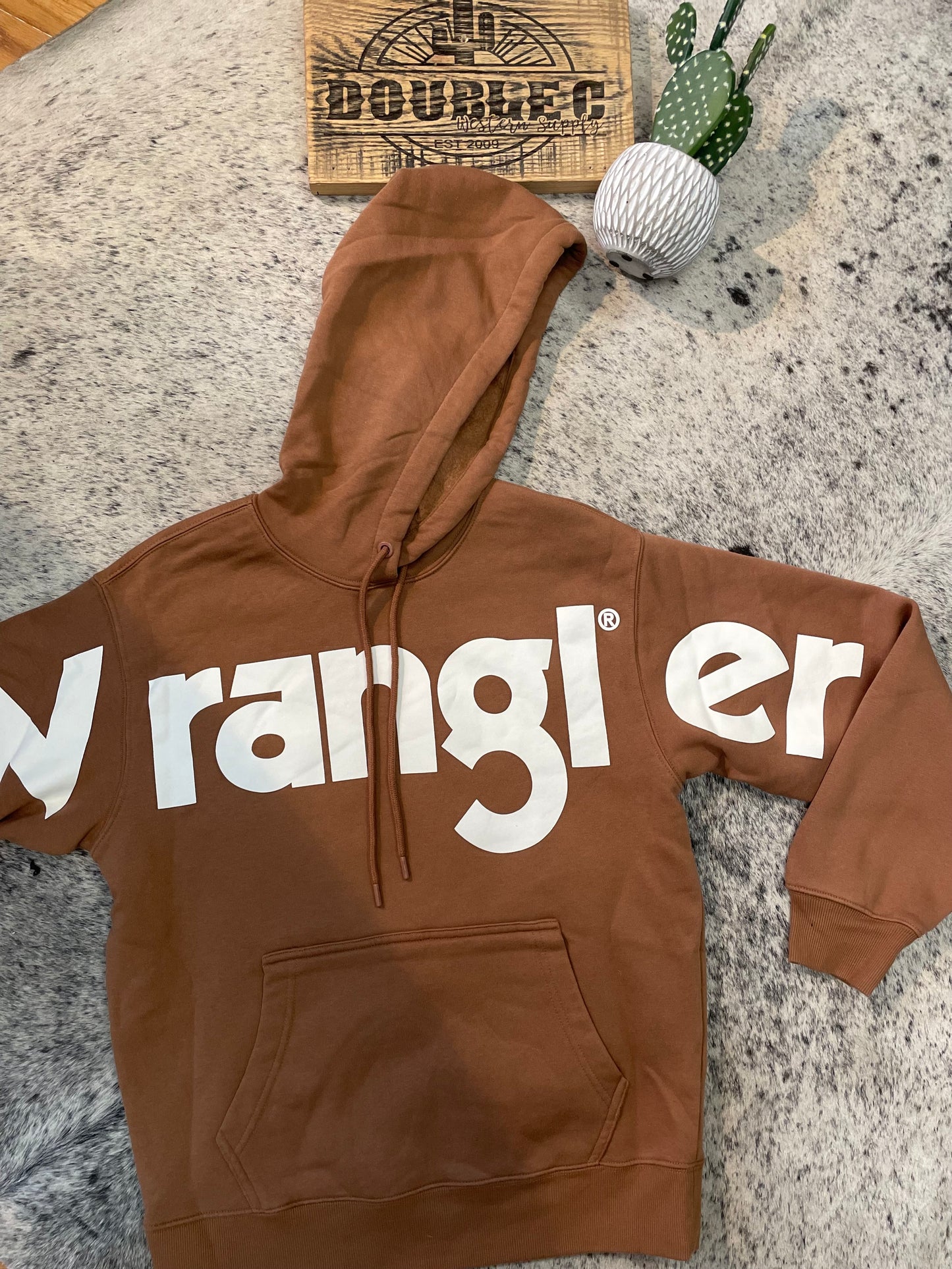 Wrangler Retro® Americana Hoodie - Brown for Women Women’s Clothing WRANGLER