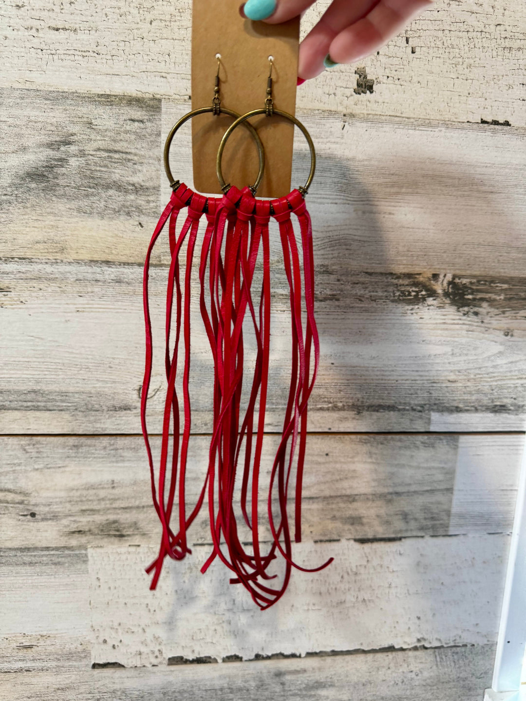 11 options Deer Skin Leather Hoop Earrings – 11" Earrings Shopify Collective The Bijoux FAB Jewelry The Bijoux FAB Jewelry