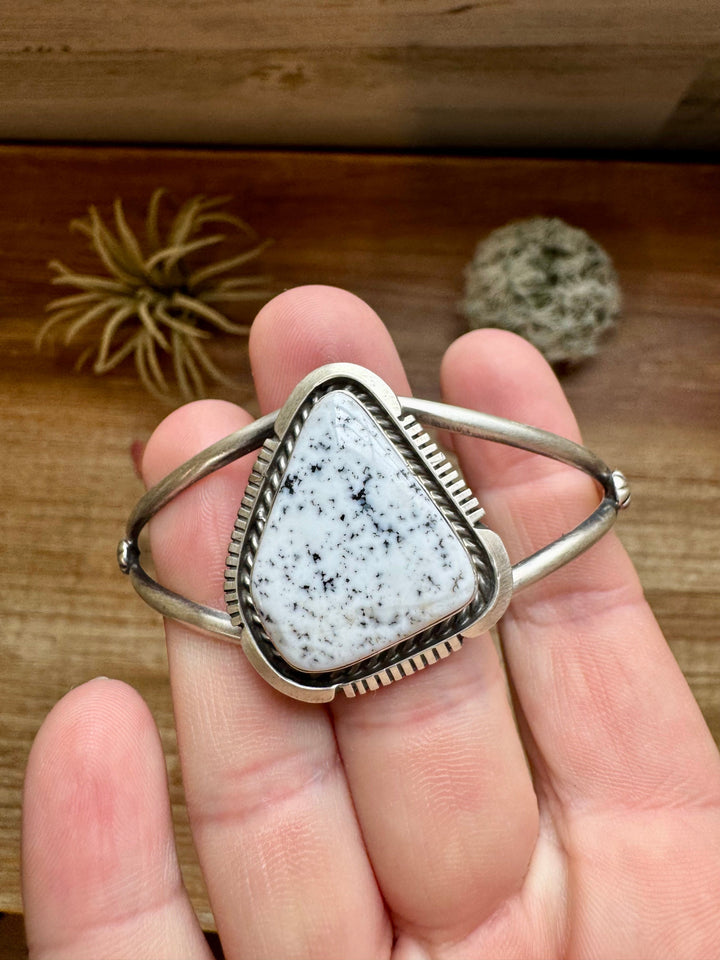 Cuff Bracelet- White Buffalo and Sterling silver Bracelets Shopify Collective The Bijoux FAB Jewelry The Bijoux FAB Jewelry