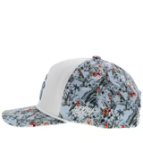 Load image into Gallery viewer, HOOEY
&quot;COWBOY GOLF&quot; HAT WHITE/FLORAL PATTERN
