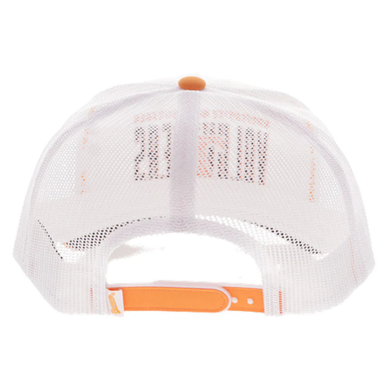 University of Tennessee Hat White w/ Orange & Black Logo 7480T-WH Cap Hooey