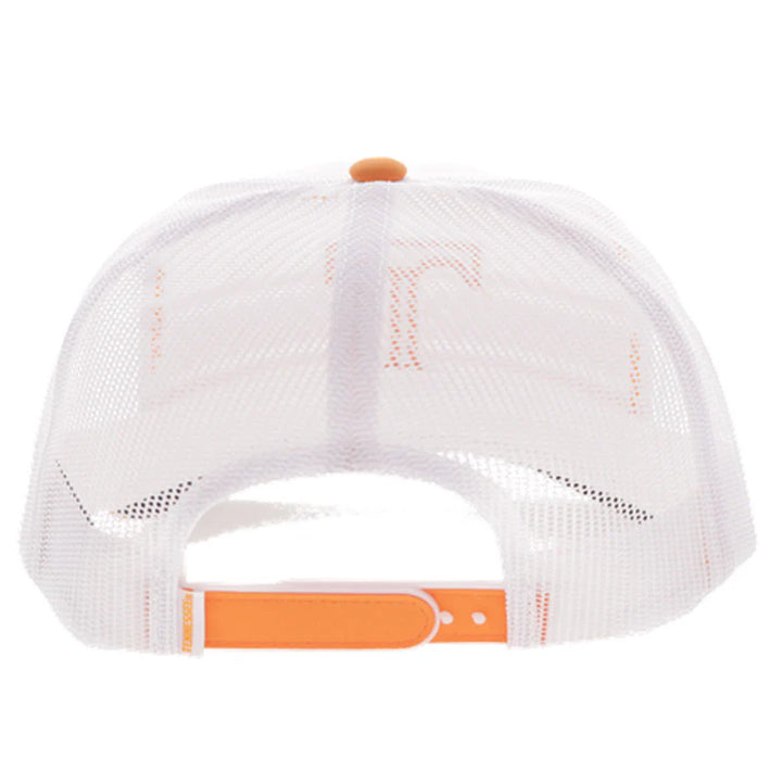 University of Tennessee Hat White w/ Orange T Logo 7481T-WH Cap caps hooey Hooey