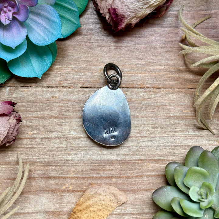 MJ Freeform Turquoise Pendant – Sterling Silver Pendant Shopify Collective The Bijoux FAB Jewelry The Bijoux FAB Jewelry