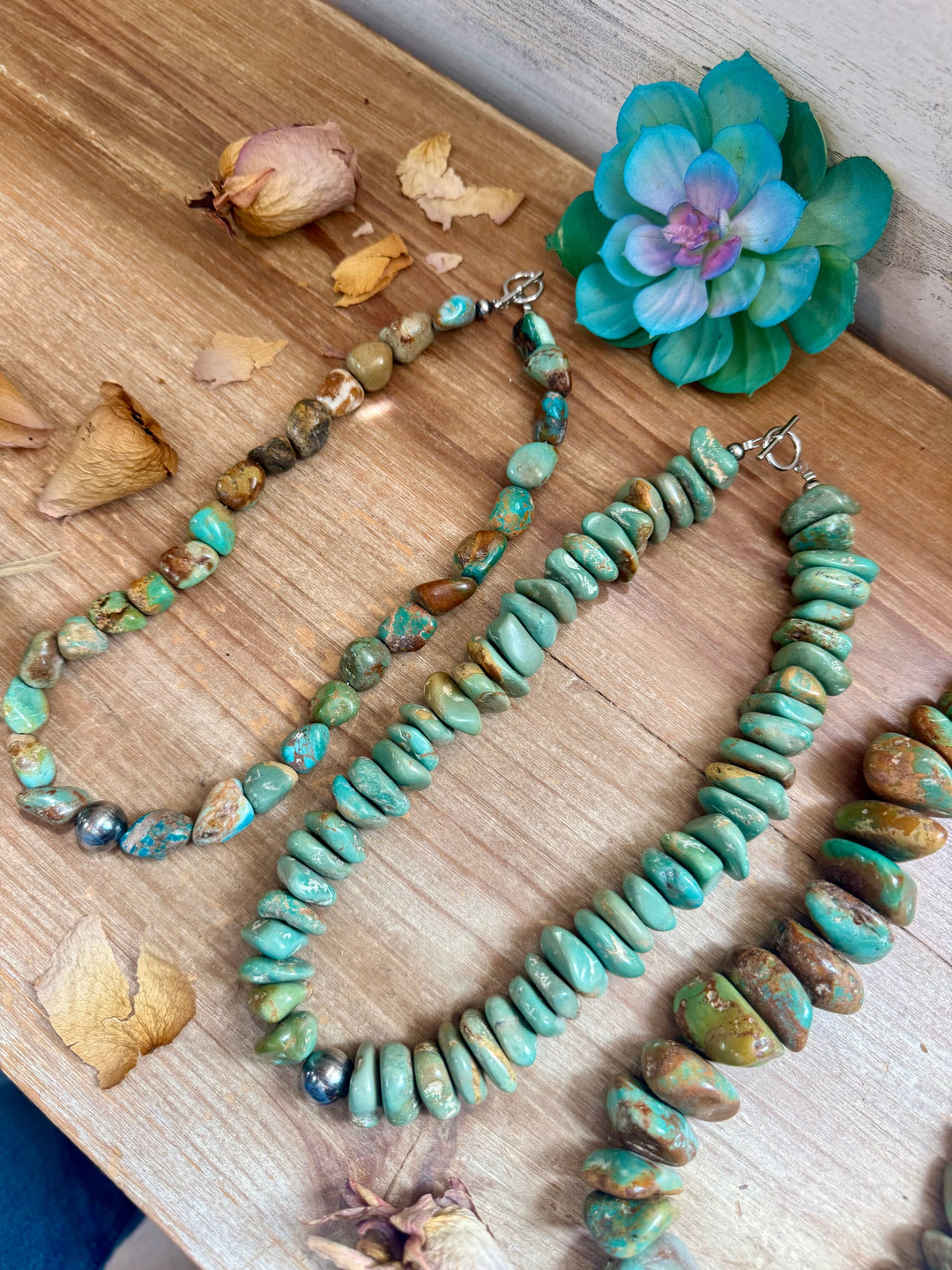 Turquoise Nugget Statement Necklace Necklaces Shopify Collective The Bijoux FAB Jewelry The Bijoux FAB Jewelry