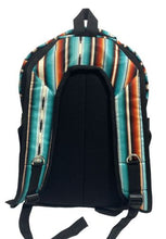 Load image into Gallery viewer, 78233 Teal Serape Tactical Backpack

