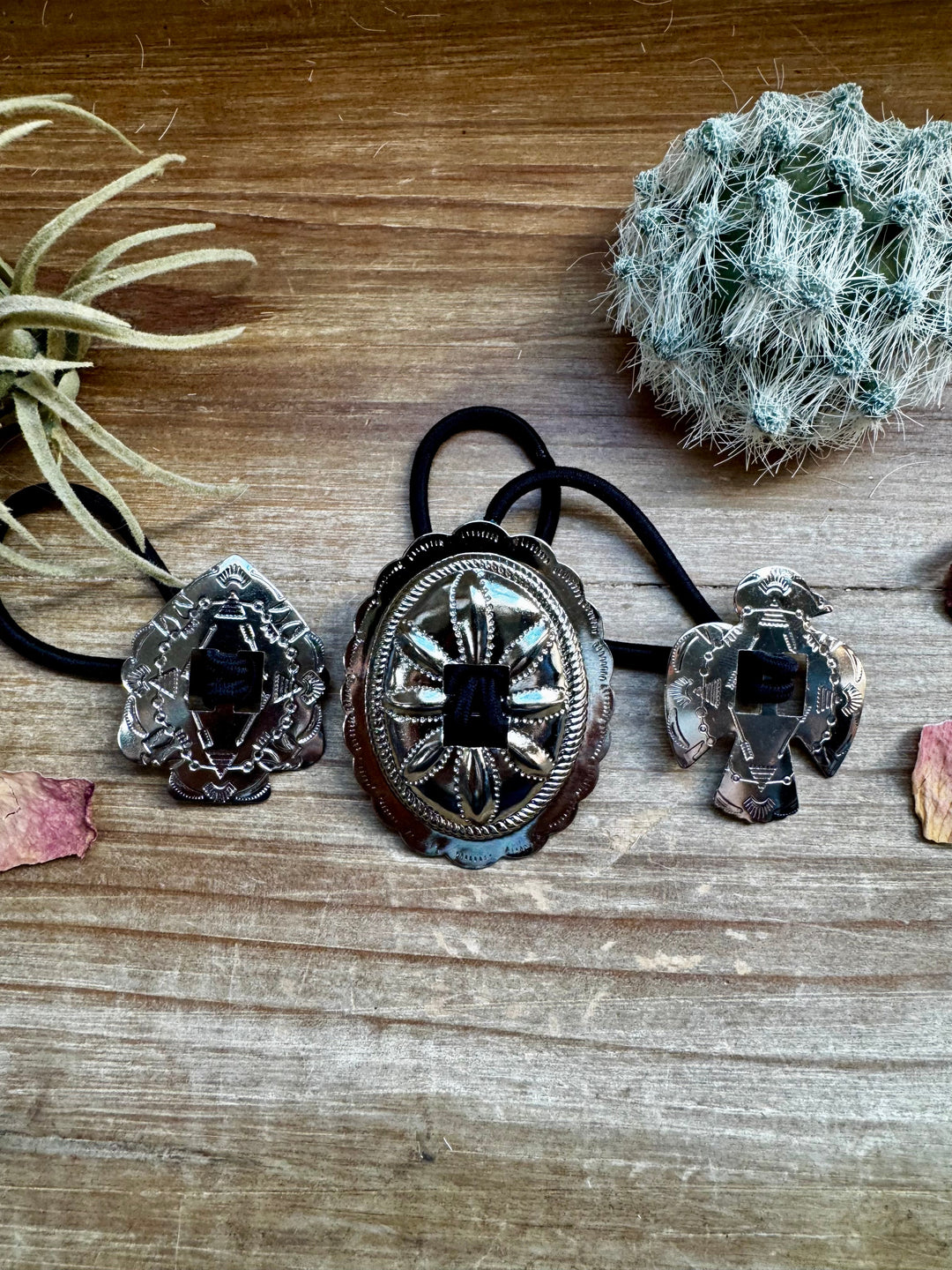 Concho Hair Tie - pick your favorite - Buy 1, Get one Free hair ties Shopify Collective The Bijoux FAB Jewelry The Bijoux FAB Jewelry