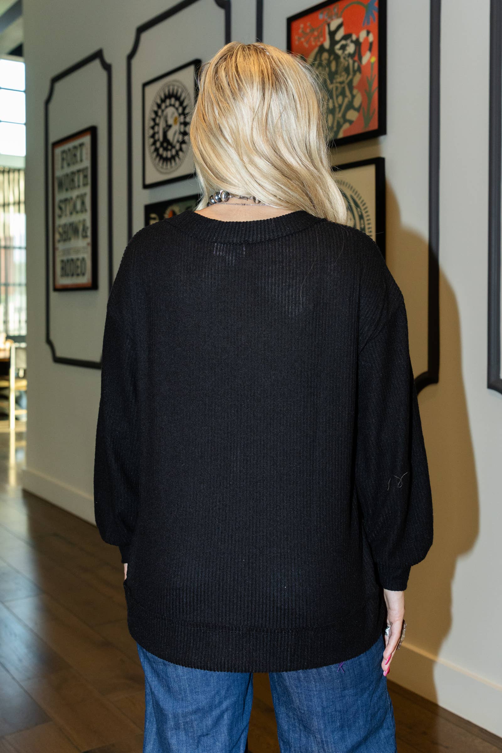 V Neck Tunic Top MHS44 Andrée by Unit