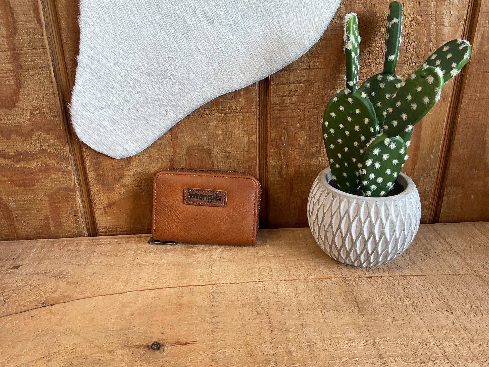 Wrangler Small Wallet RFID Card Holder WG200-W053BR/KH/BK wallet Brown Montana West