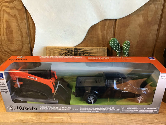 KUBOTA PICKUP TRUCK W/TRAILER 5100005 Toy M & F