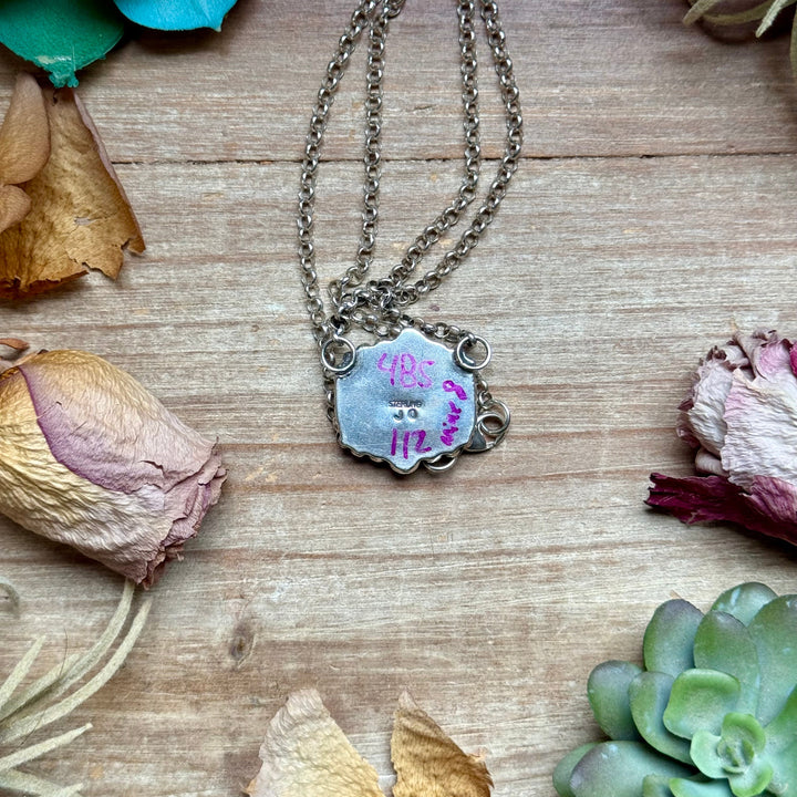 112 - Sterling Silver Mine #8 Turquoise Bar Necklace by Jason Ogg Necklaces Shopify Collective The Bijoux FAB Jewelry The Bijoux FAB Jewelry