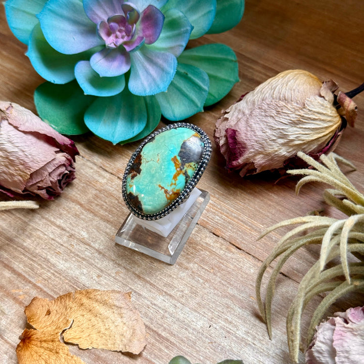 MJ Turquoise Ring – Sterling Silver Ring Shopify Collective The Bijoux FAB Jewelry The Bijoux FAB Jewelry