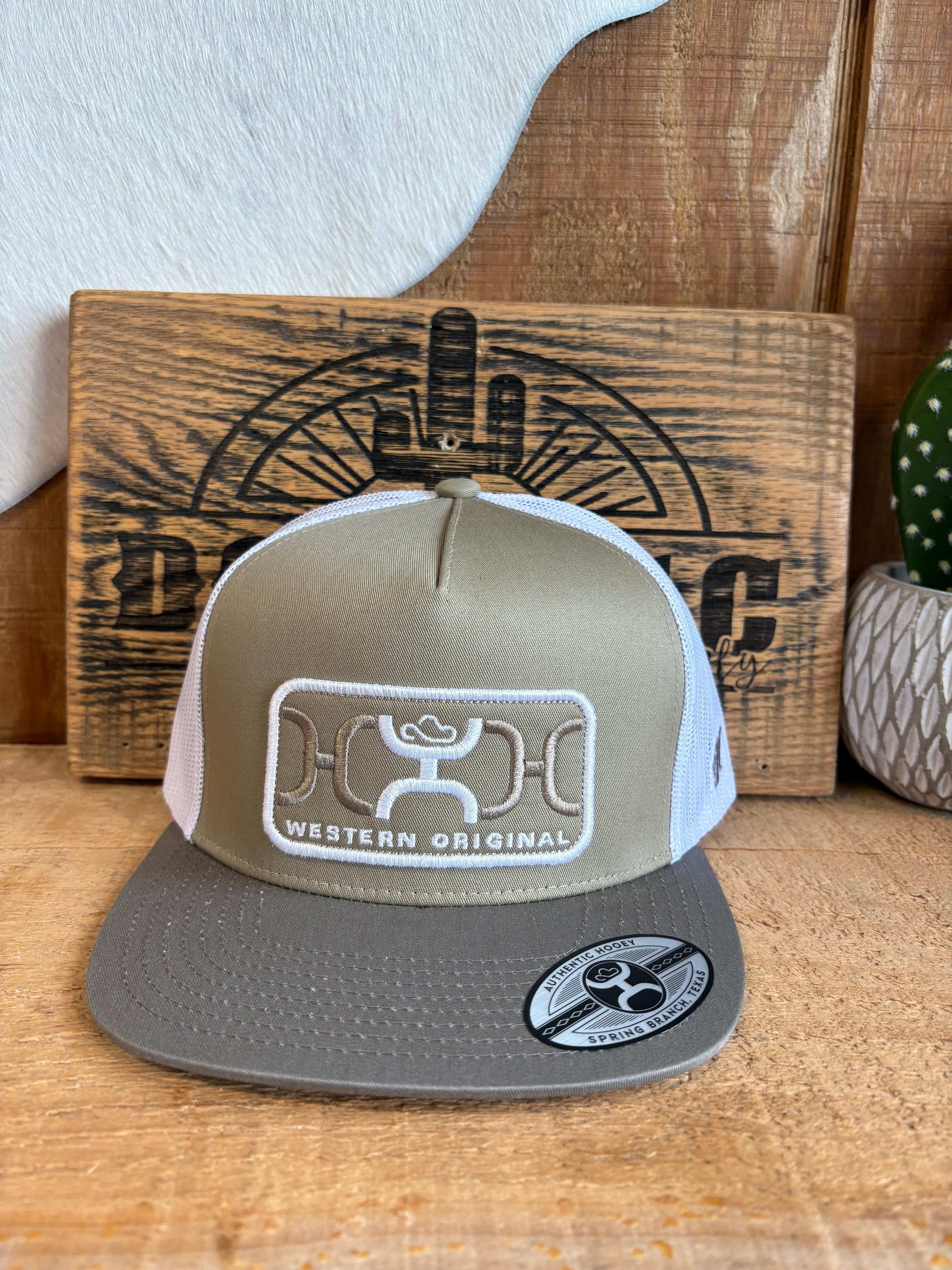 Hooey "Loop" Trucker Cap Tan/White 2559-TNWH Cap Hooey