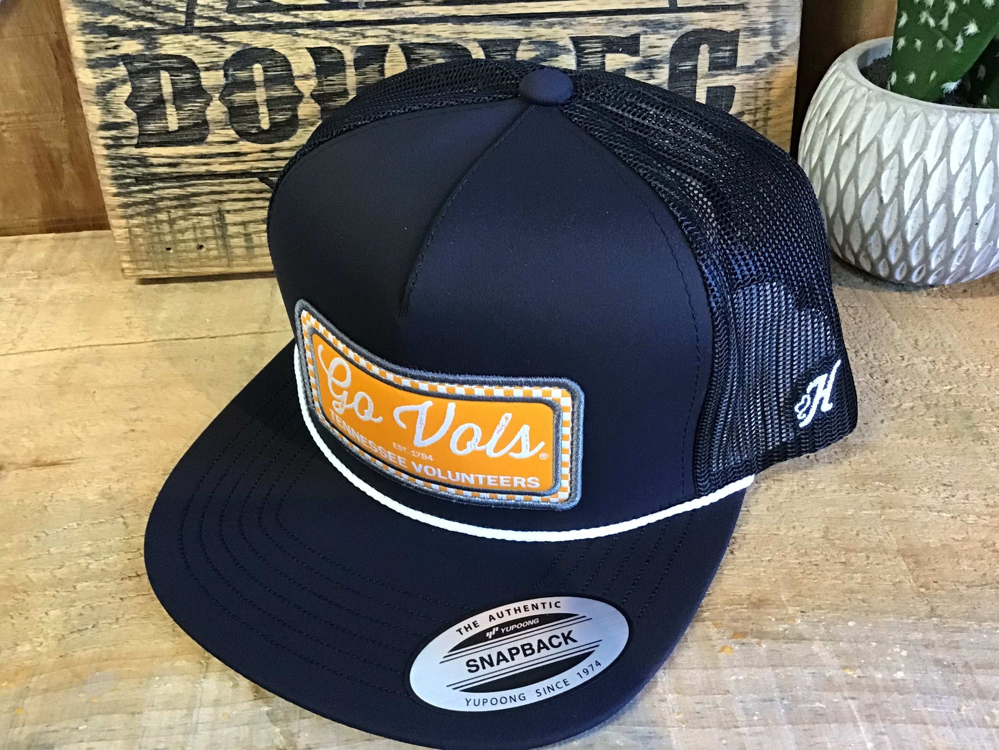 Hooey Tennessee Black With Orange 7477T-BK Cap Hooey