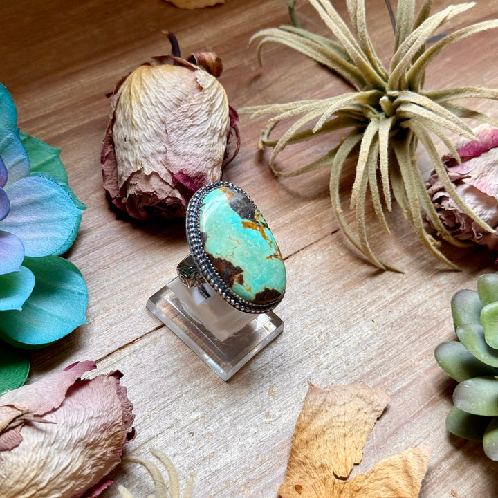 MJ Turquoise Ring – Sterling Silver Ring Shopify Collective The Bijoux FAB Jewelry The Bijoux FAB Jewelry