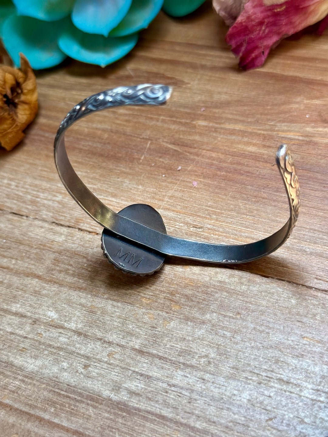 MJ Black Jack Turquoise Sterling Silver Cuff cuff Shopify Collective The Bijoux FAB Jewelry The Bijoux FAB Jewelry