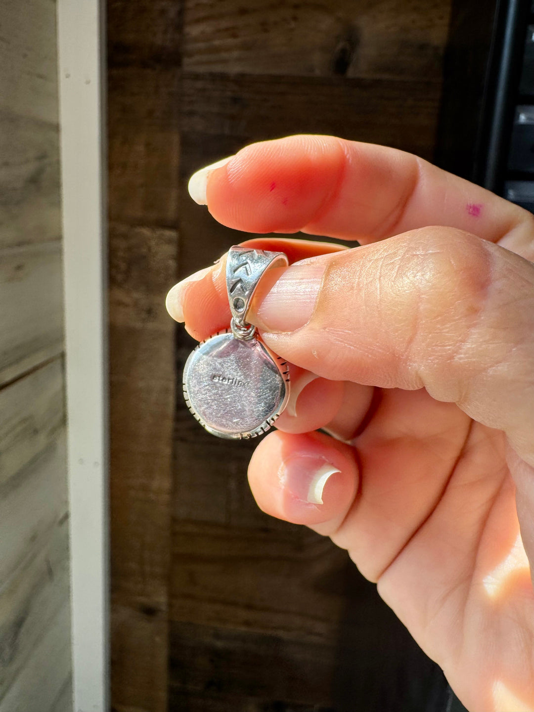 Small Purple Spiny Oyster Pendant – Sterling Silver, USA Made Pendant Shopify Collective The Bijoux FAB Jewelry The Bijoux FAB Jewelry