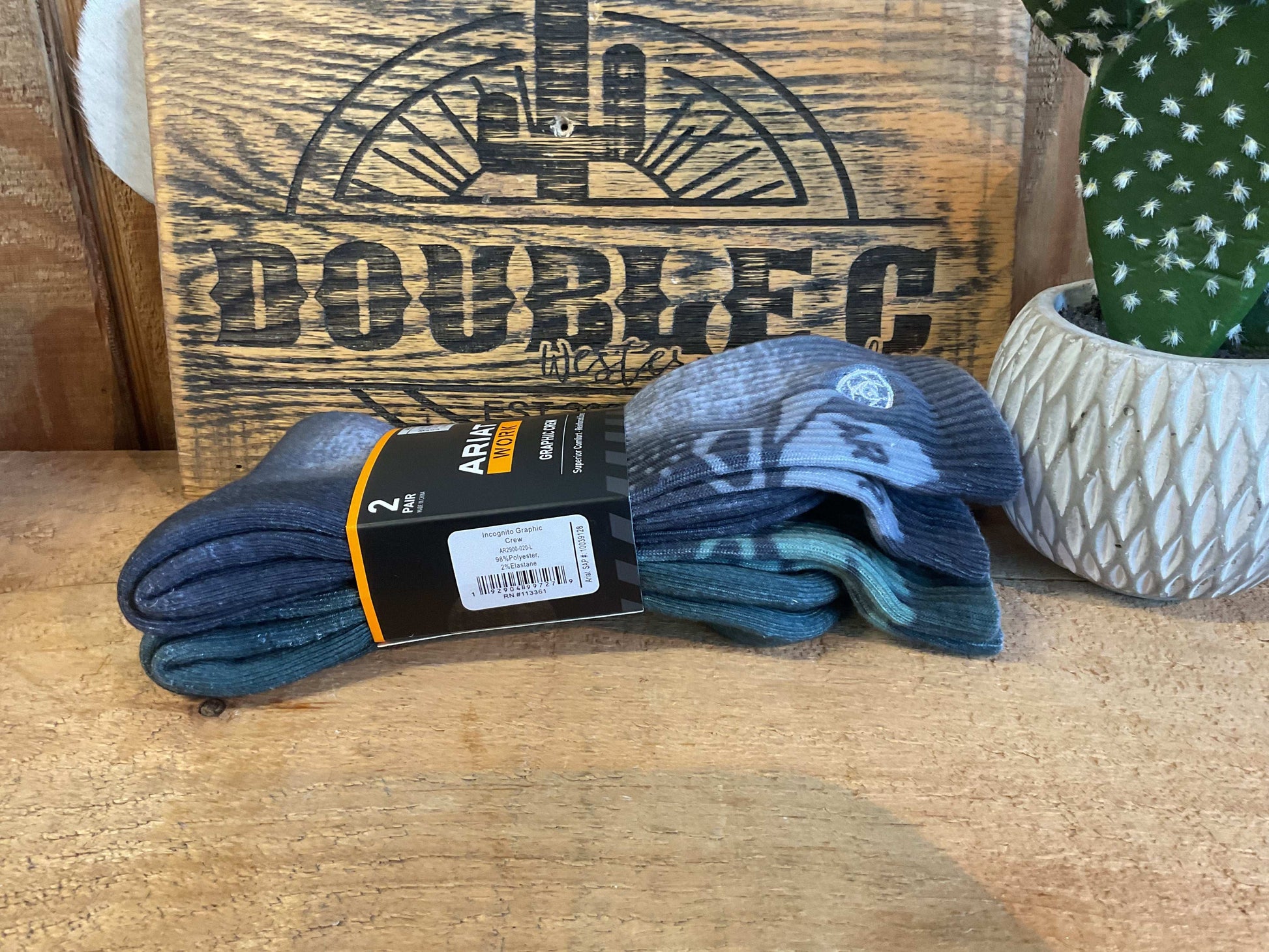 Ariat Work Graphic Crew AR2900-020 Socks Ariat