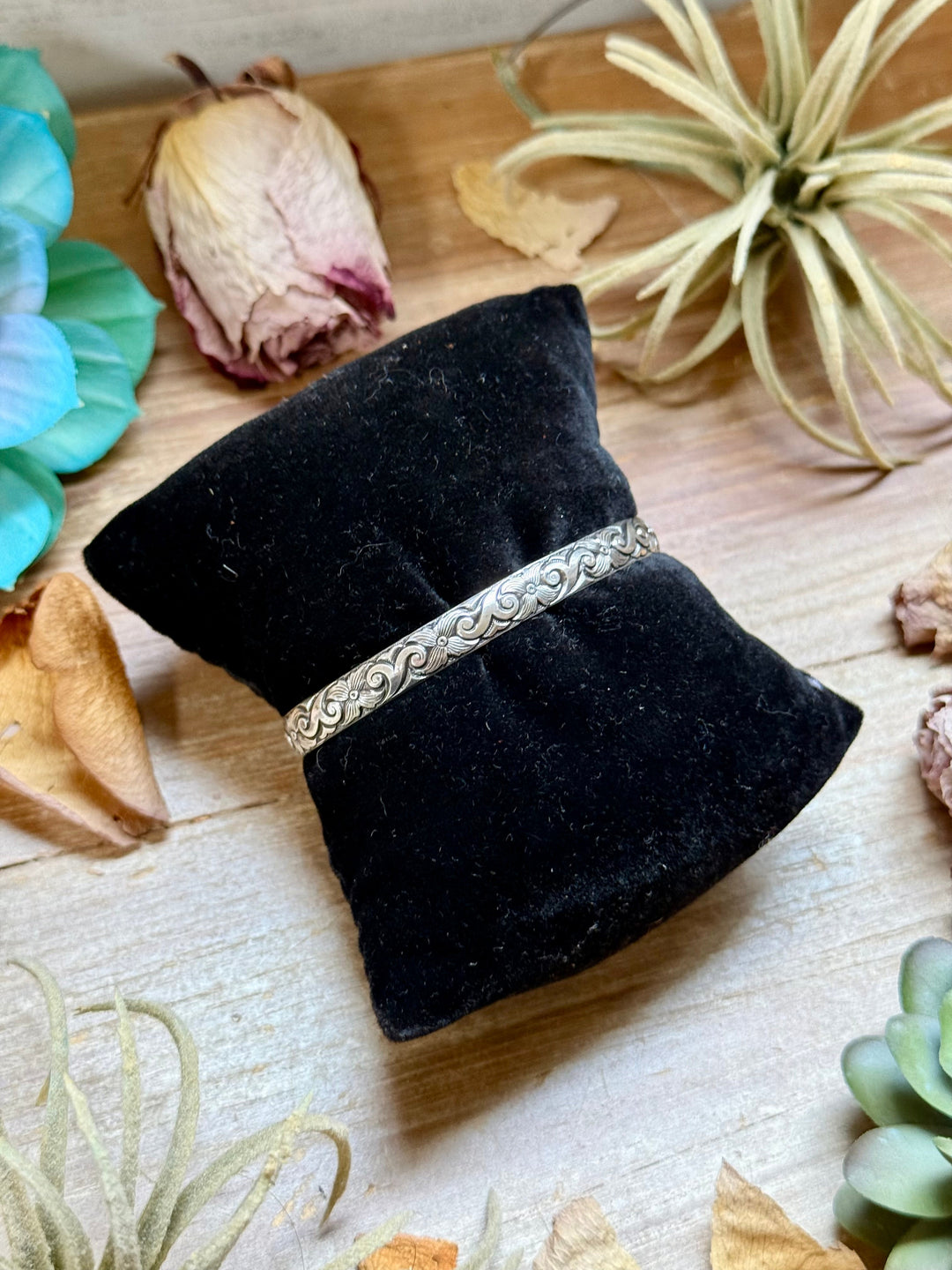 MJ Sterling Silver Cuff – Flexible Small Wrist Fit cuff Shopify Collective The Bijoux FAB Jewelry The Bijoux FAB Jewelry