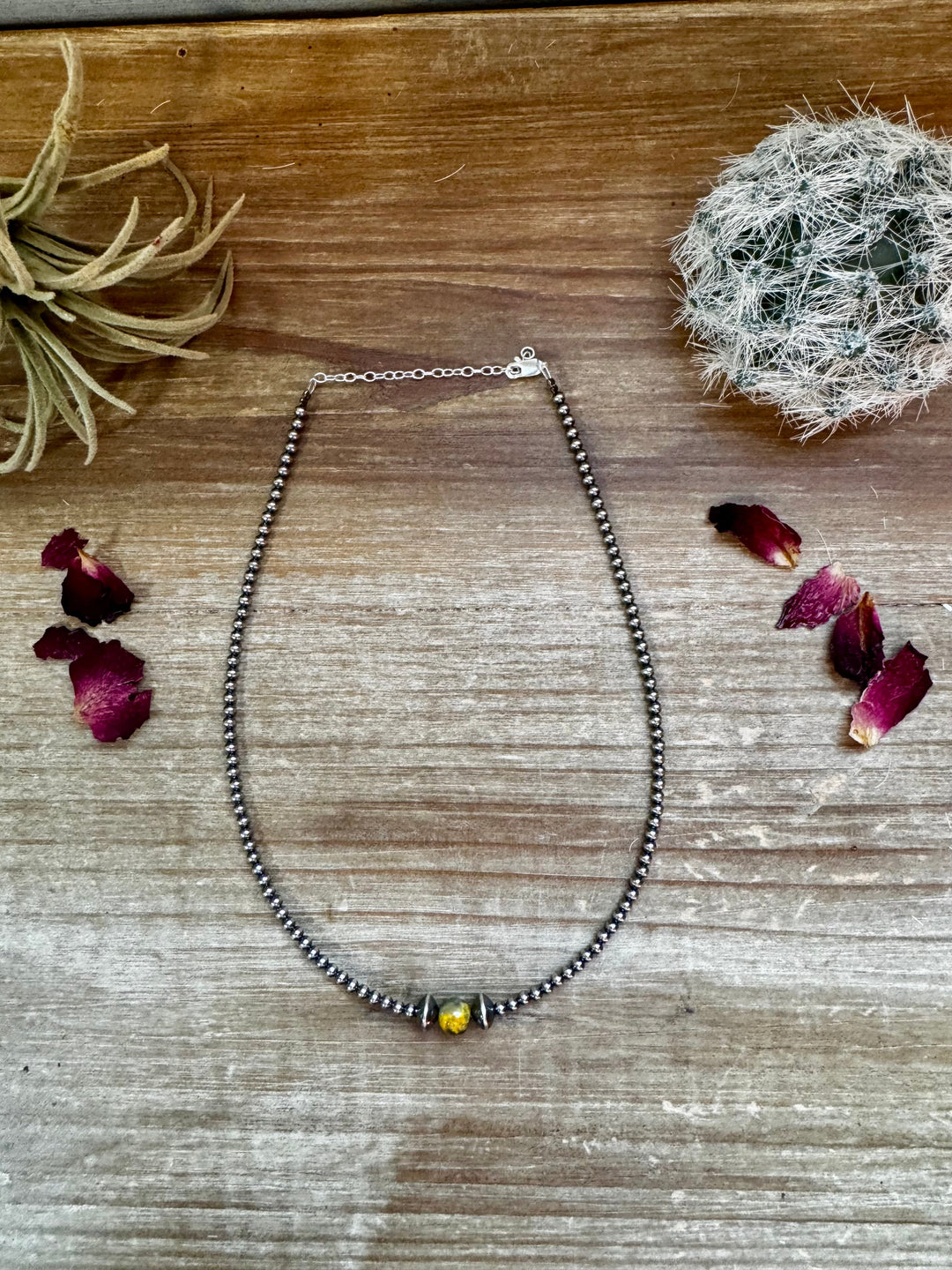 14 inch 3 mm sterling silver pearls choker - with bumblebees beads Necklaces Shopify Collective The Bijoux FAB Jewelry The Bijoux FAB Jewelry
