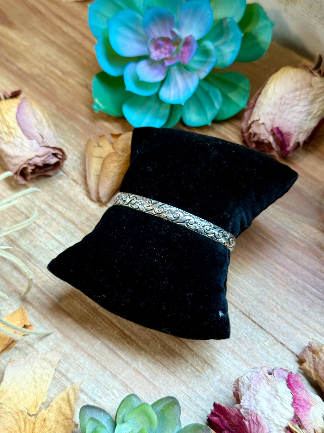 MJ Sterling Silver Cuff – Flexible Small Wrist Fit cuff Shopify Collective The Bijoux FAB Jewelry The Bijoux FAB Jewelry