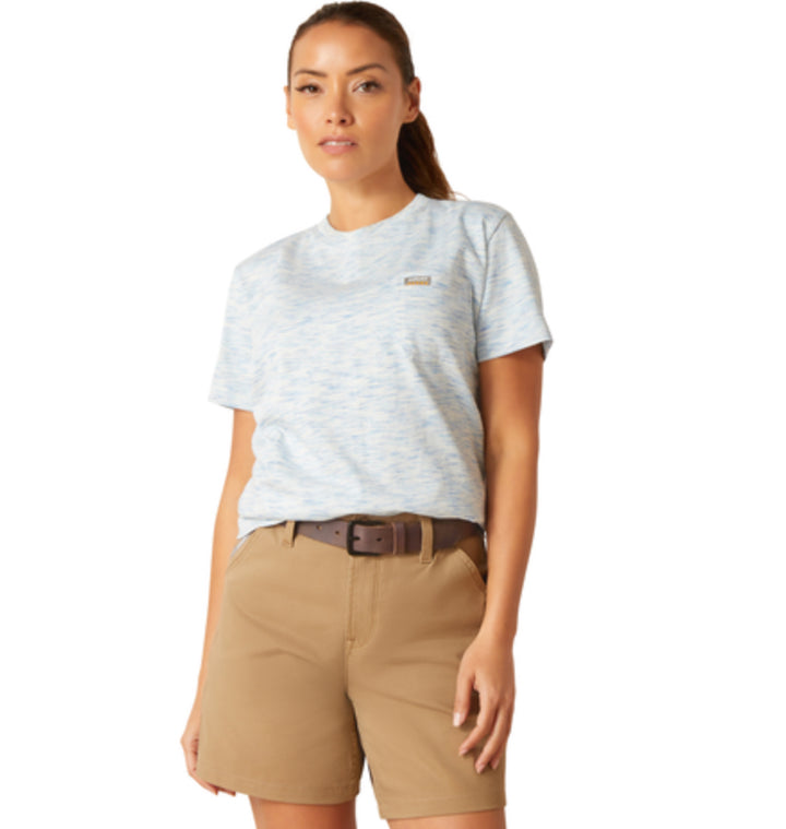 ARIAT REBAR COTTON STRONG STRIPED SS TSHRT mom dad grads Ariat