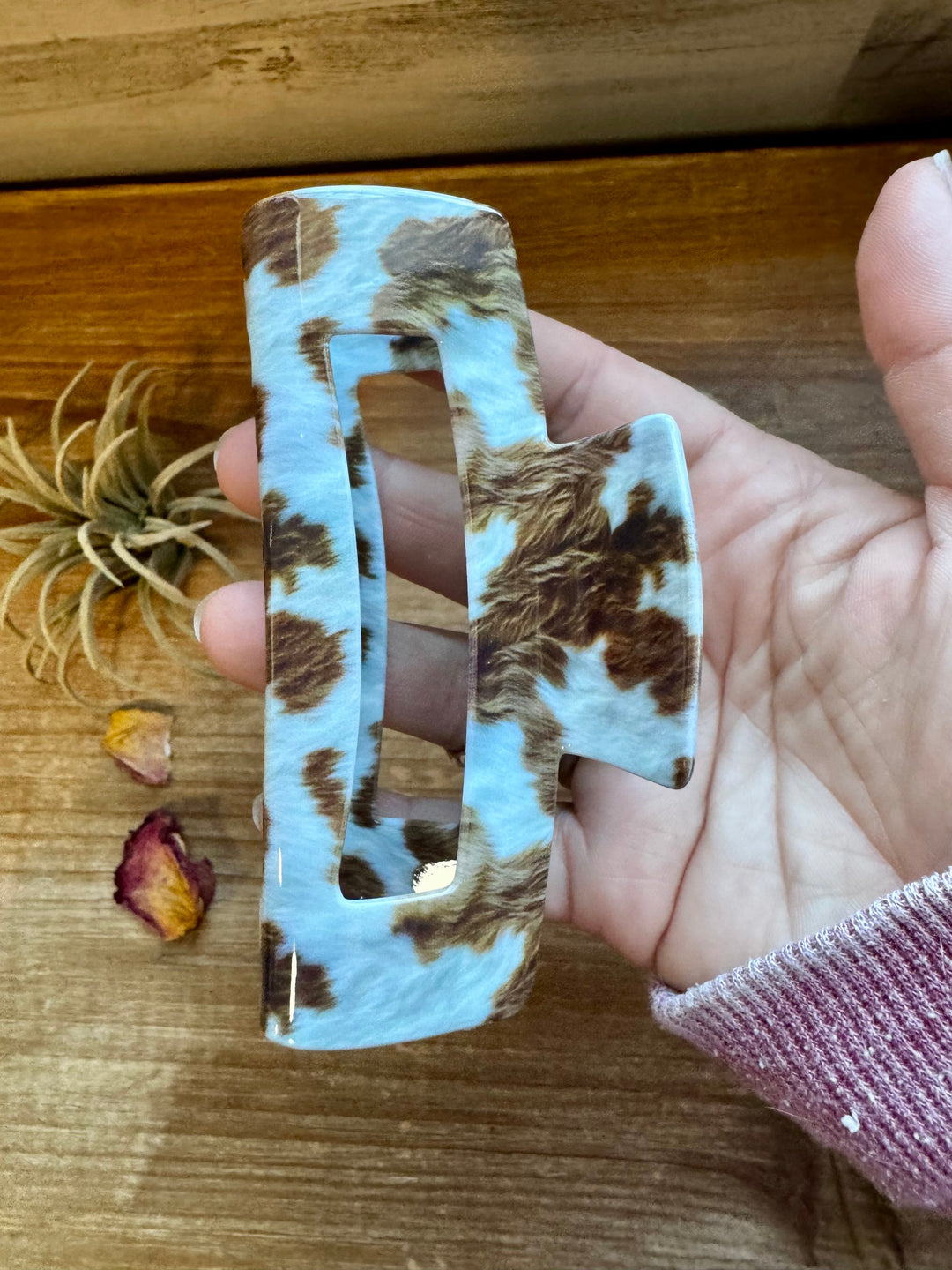 Cow Print Hair Clips hair clip Shopify Collective The Bijoux FAB Jewelry The Bijoux FAB Jewelry