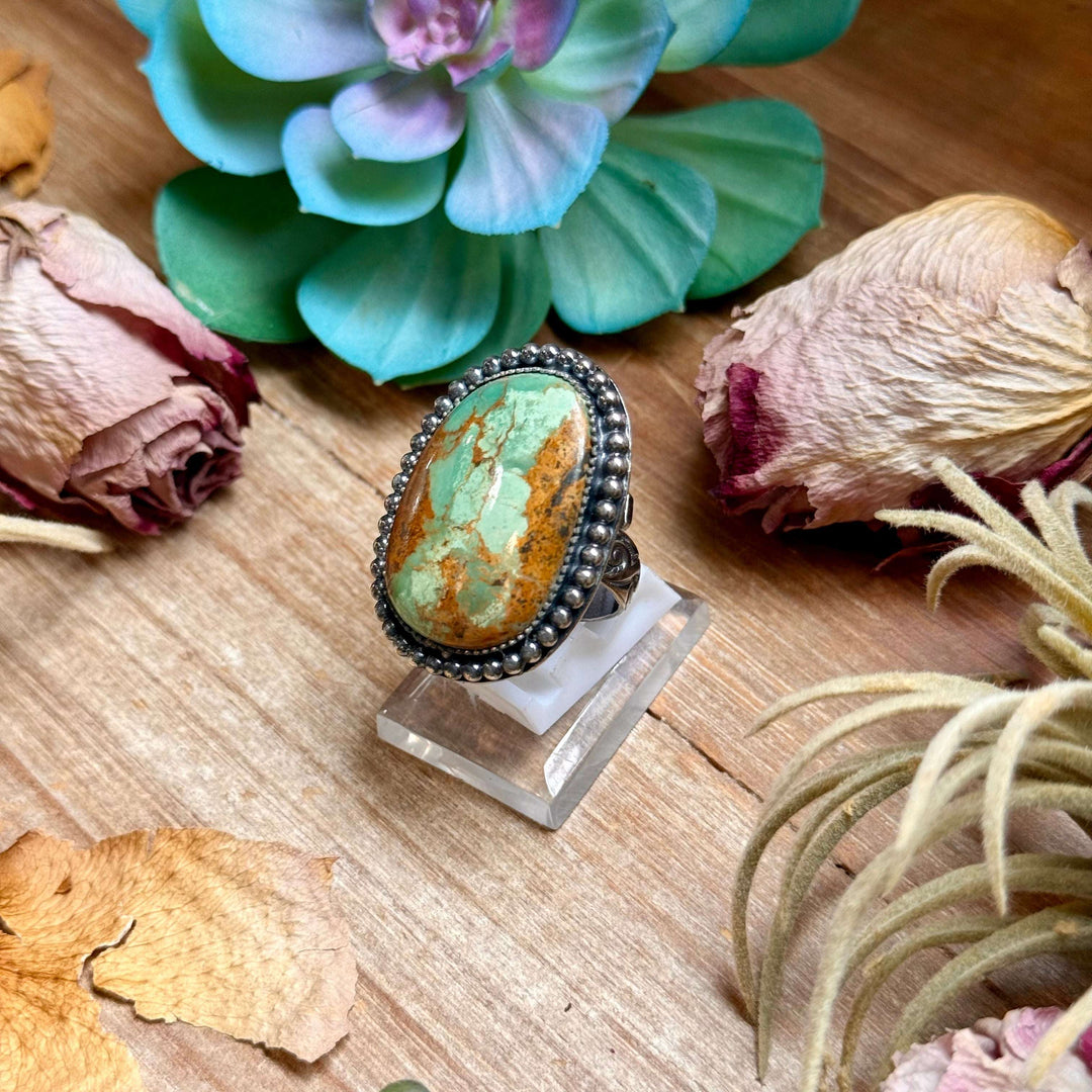 MJ Turquoise Ring – Sterling Silver Ring Shopify Collective The Bijoux FAB Jewelry The Bijoux FAB Jewelry