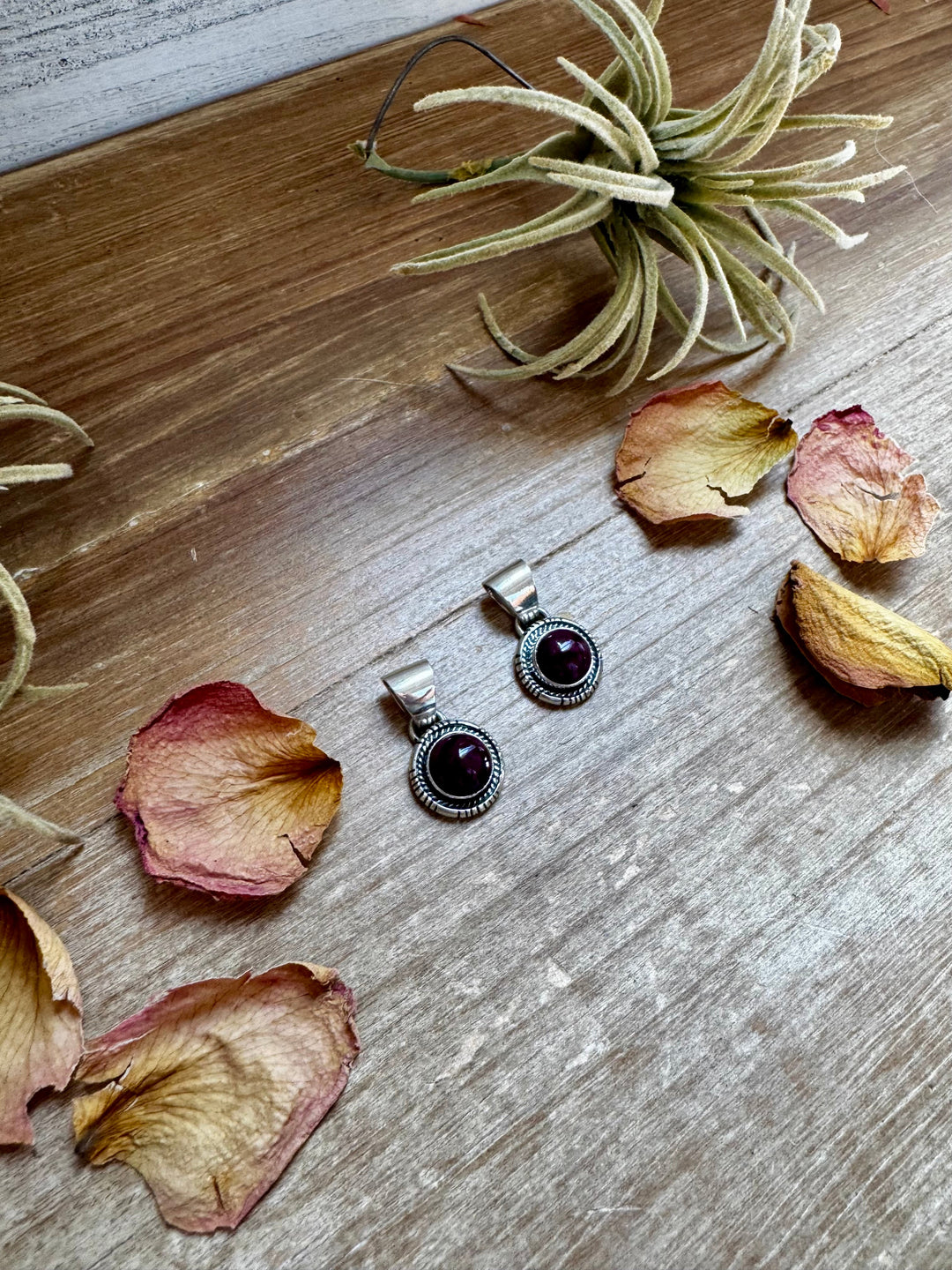 Small Purple Spiny Oyster Pendant – Sterling Silver, USA Made Pendant Shopify Collective The Bijoux FAB Jewelry The Bijoux FAB Jewelry
