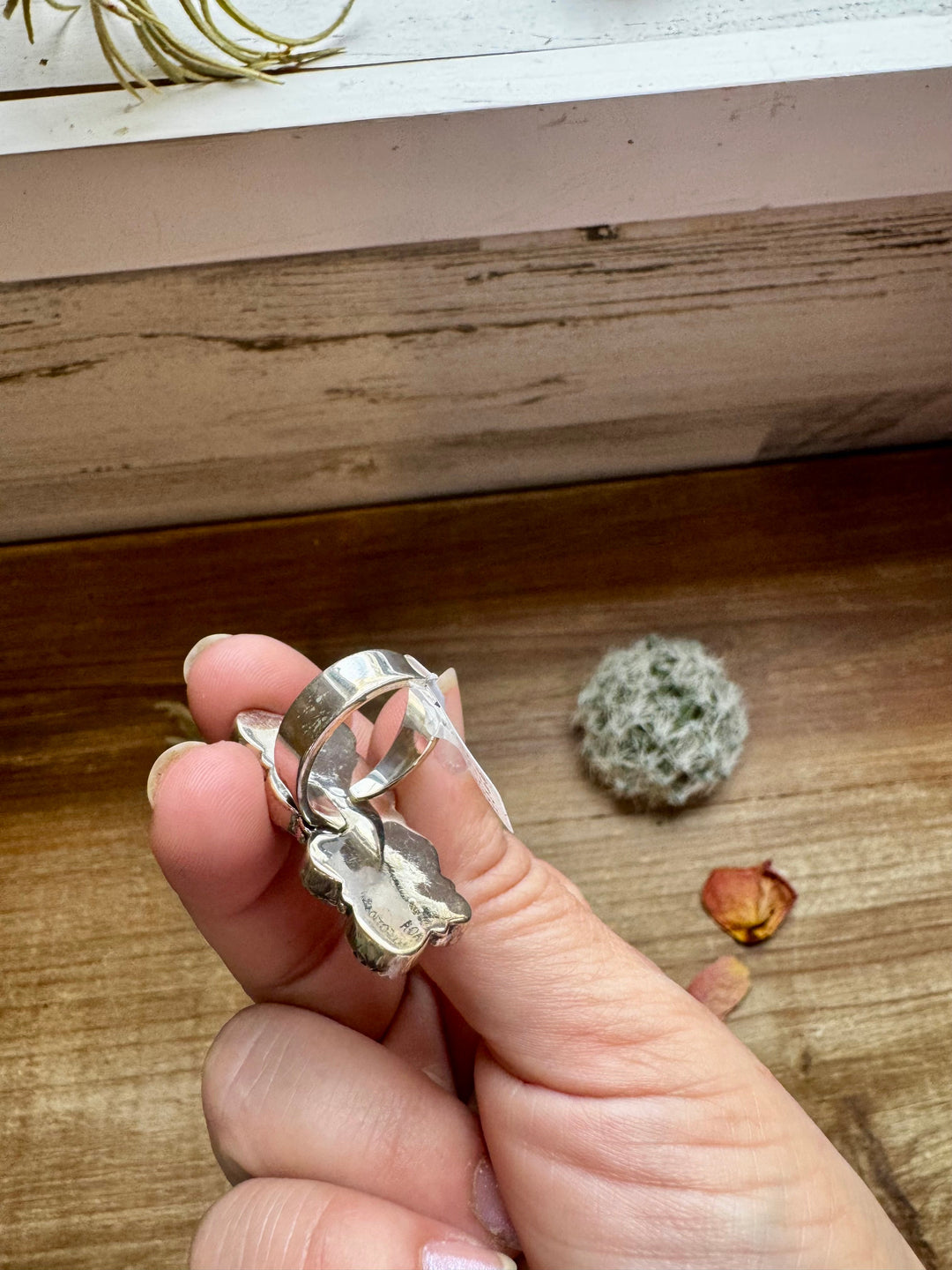 Multi Stone Ring - Size 5 - Kingman turquoise, Wild horse and sterling silver ring Shopify Collective The Bijoux FAB Jewelry The Bijoux FAB Jewelry