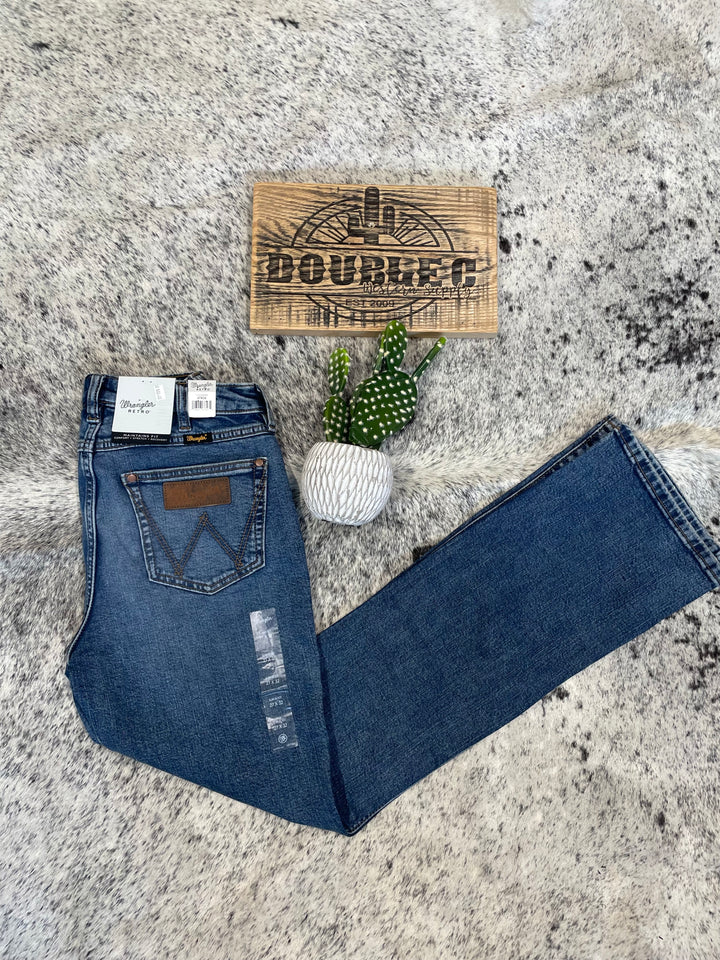WOMEN'S WRANGLER RETRO® PREMIUM HIGH RISE SLIM BOOT IN ABIGAIL Jeans Women's Wrangler Wrangler