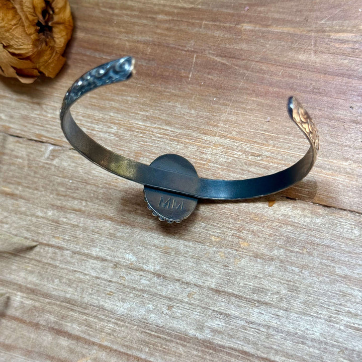MJ Small Royston Turquoise Sterling Silver Cuff cuff Shopify Collective The Bijoux FAB Jewelry The Bijoux FAB Jewelry
