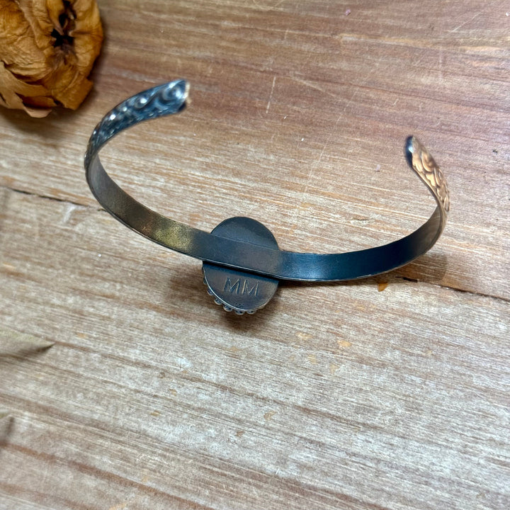 MJ Small Royston Turquoise Sterling Silver Cuff cuff Shopify Collective The Bijoux FAB Jewelry The Bijoux FAB Jewelry