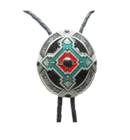 Southeast Native American Cowboy Bolo Tie Necklace bolo Accessory Bolo costume jewelry Men's Women's SimpleNGreat