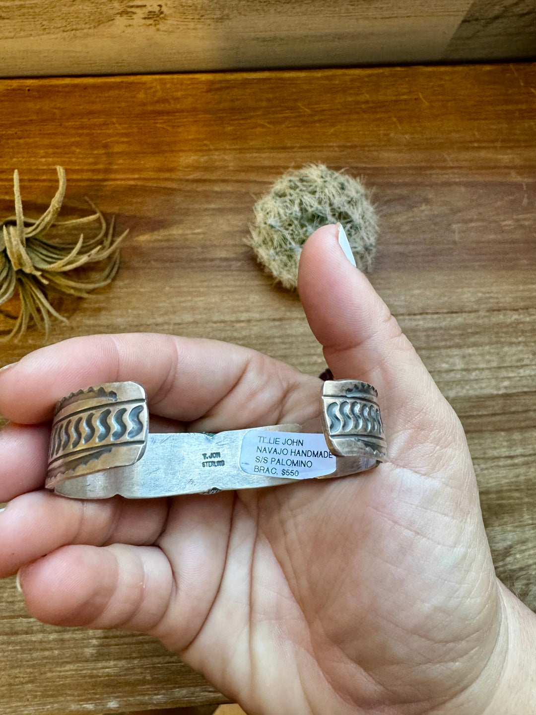 Cuff - Sterling silver Cuff Bracelet with Palomino turquoise Bracelets Shopify Collective The Bijoux FAB Jewelry The Bijoux FAB Jewelry